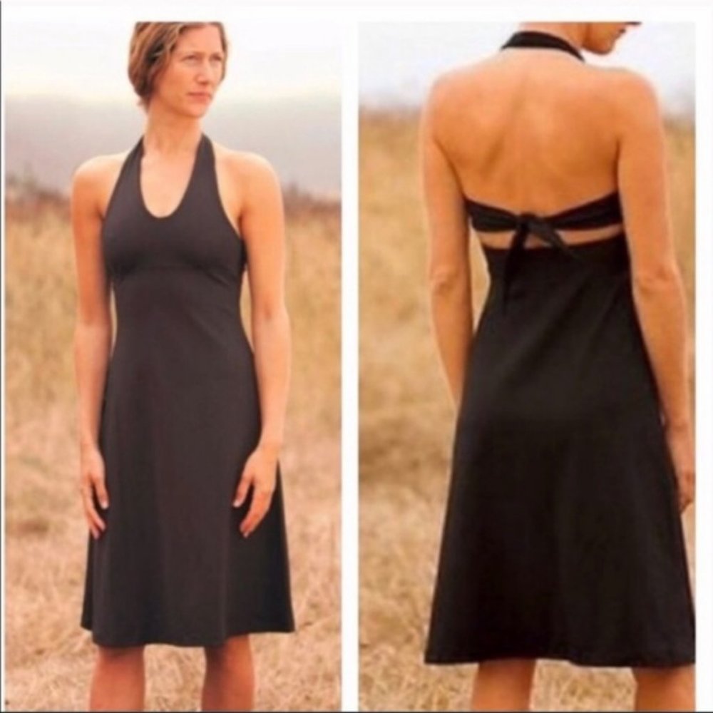 Patagonia Morning Glory halter dress, mauve, Small